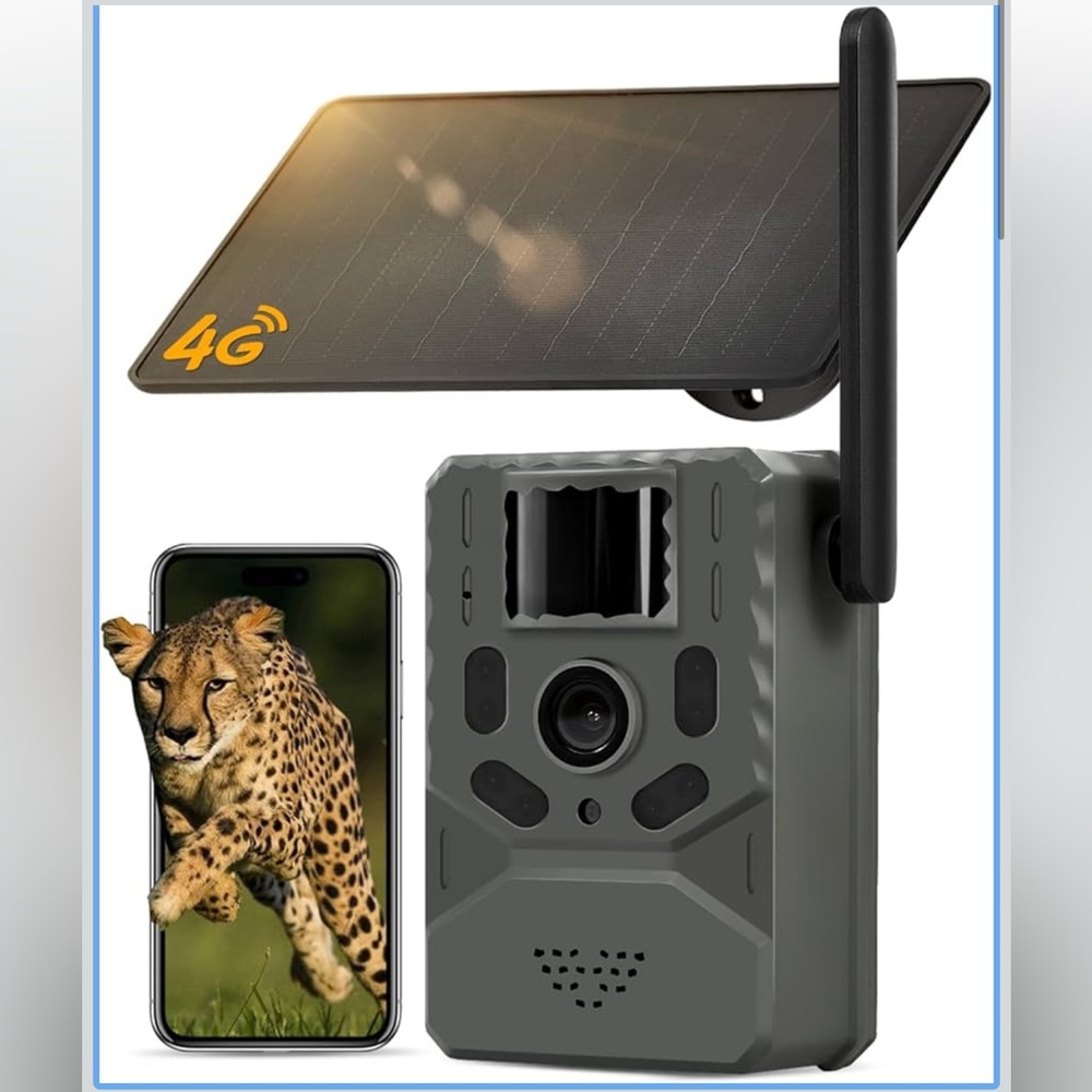 4G Solar-Powered hunting and trial camera